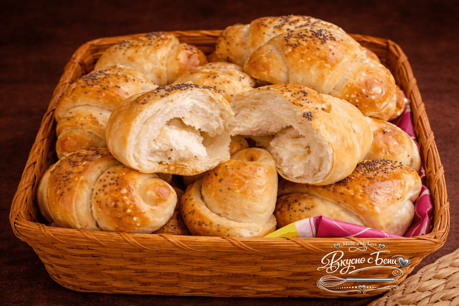 🥐 Пухкави кифлички със сирене-Стъпка-6632